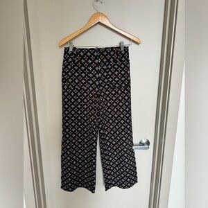 Anthropologie Maeve The Colette Cropped Wide-Leg Pants